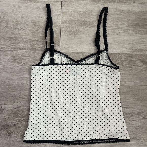 Edikted Black and White Polka Dot Top - Picture 3 of 3